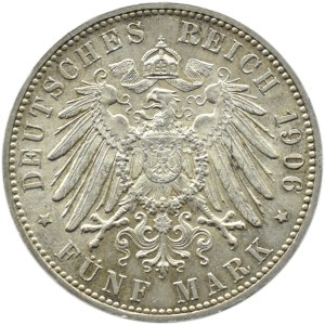 Niemcy, Badenia, Fryderyk i Luiza, 5 marek 1906, Złote Gody, Karlsruhe, piękne!!