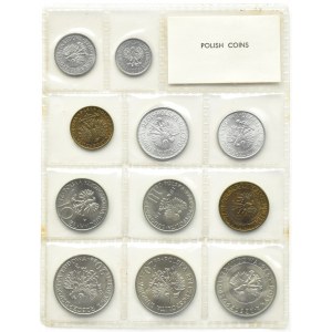 Polska, PRL, polskie monety, 10 groszy-20 złotych 1976, Warszawa, UNC