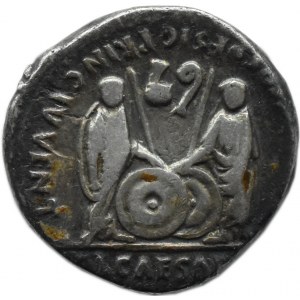 Cesarstwo Rzymskie, Oktawian August, denar, Lugdunum (Lyon)