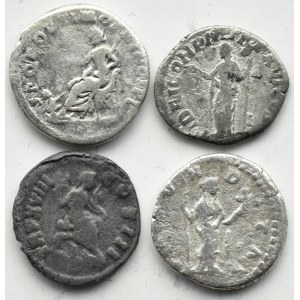 Cesarstwo Rzymskie, II w. n e, lot 4 denarów (2)