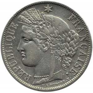 Francja, Republika, 5 franków 1851 A, Paryż