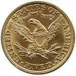USA, Głowa, 5 dolarów 1906, Filadelfia, piękny