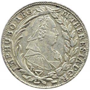 Austria, Maria Teresa, 20 krajcarów 1774 B, Kremnica, piękny egzemplarz