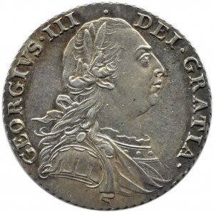 Wielka Brytania, Jerzy III, szyling 1787, Londyn, UNC
