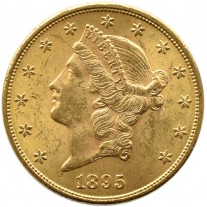 USA, Liberty Head, 20 dolarów 1895, Filadelfia