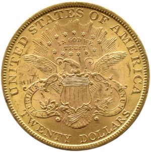 USA, Liberty Head, 20 dolarów 1895, Filadelfia