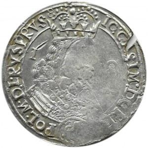 Jan II Kazimierz, ort 1656 lis, Lwów, BARDZO RZADKI I PIĘKNY