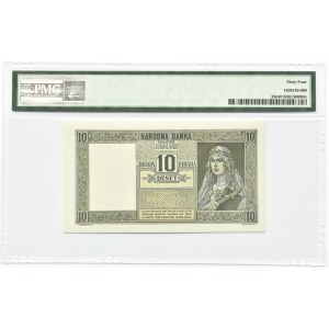 Jugosławia, 10 dinarów 1939, seria Z.0170, Belgrad, PMG 64