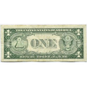 USA, 1 dolar 1935 F, seria Y - niebieska pieczęć