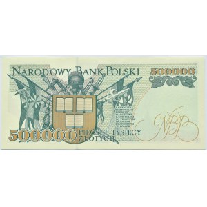 Polska, III RP, H. Sienkiewicz, 500000 złotych 1993, seria Z, Warszawa, UNC