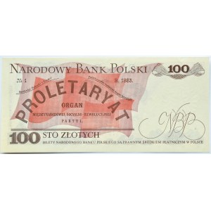 Polska, PRL, L. Waryński, 100 złotych 1979, seria HF, Warszawa, UNC