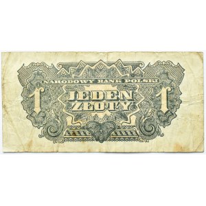 Polska Ludowa, seria lubelska, 1 złoty 1944, seria ET