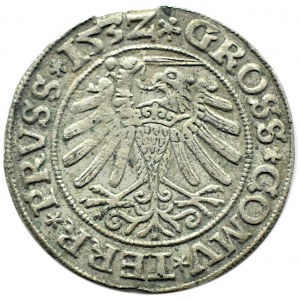 Zygmunt I Stary, grosz 1532, Toruń, PRUSSI/PRUSS