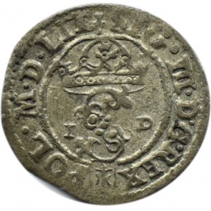Zygmunt III Waza, szeląg 1588, Olkusz, litery ID