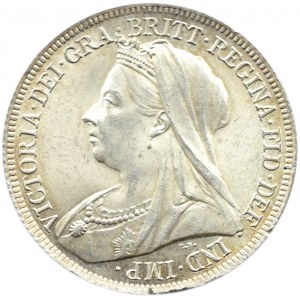 Wielka Brytania, Wiktoria, szyling 1901, Londyn, UNC