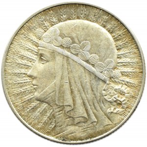 Polska, II RP, Głowa Kobiety, 5 złotych 1933, Warszawa