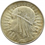 Polska, II RP, Głowa Kobiety, 5 złotych 1933, Warszawa