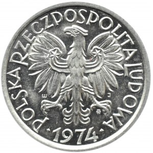 Polska, PRL, Jagody, 2 złote 1974, Warszawa, UNC