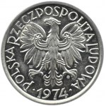 Polska, PRL, Jagody, 2 złote 1974, Warszawa, UNC