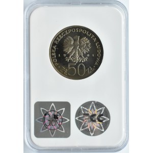 Polska, PRL, 50 złotych 1981, gen. Wł. Sikorski, Warszawa, GCN MS68