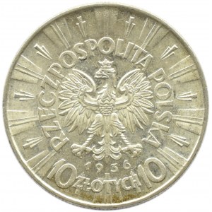 Polska, II RP, Józef Piłsudski, 10 złotych 1936, Warszawa, UNC/UNC-