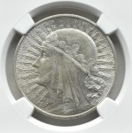 Polska, II RP, Głowa Kobiety, 10 złotych 1932, Londyn, NGC MS62