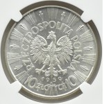 Polska, II RP, Józef Piłsudski, 10 złotych 1939, Warszawa, NGC MS64, piękny!!