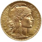 Francja, Republika, Kogut, 20 franków 1913, Paryż