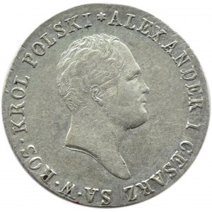 Aleksander I, 1 złoty 1818 I.B., Warszawa, bardzo ładna
