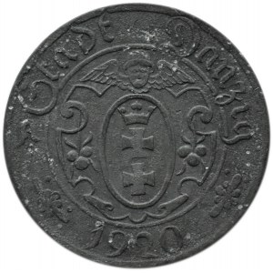 Wolne Miasto Gdańsk, 10 pfennig 1920, Gdańsk