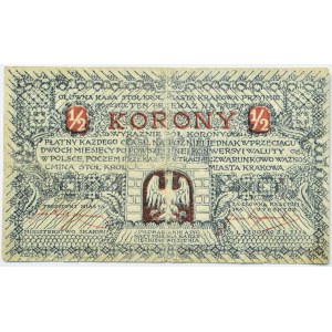 Polska, II RP, Kraków, 1/2 korony 1919, bez litery serii