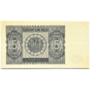 Polska, RP, 5 złotych 1946, bez oznaczenia serii