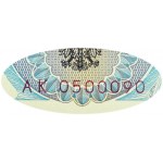 Polska, III RP, St. Moniuszko, 100000 złotych 1990, seria AK, ciekawy numer, UNC