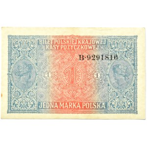 Polska, II RP, 1 marka 1916, Generał, seria B