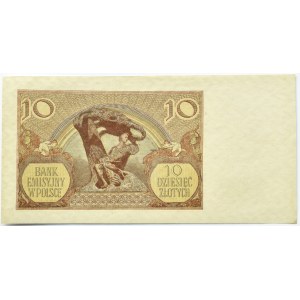 Polska, Generalna Gubernia, 10 złotych 1940, seria L