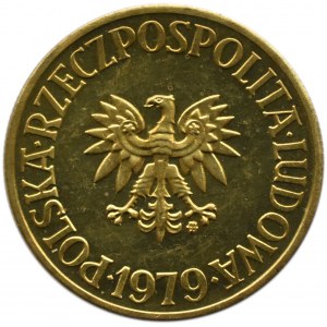 Polska, PRL, 5 złotych 1979, Warszawa, UNC