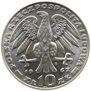 Polska, PRL, 10 złotych 1967, gen. K. Świerczewski, Warszawa, UNC