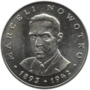 Polska, PRL, 20 złotych 1983, M. Nowotko, Warszawa, UNC