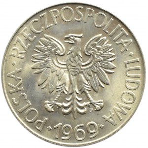 Polska, PRL, 10 złotych 1969, T. Kościuszko, Warszawa, UNC