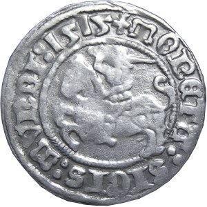 Zygmunt I Stary, półgrosz 1515, Wilno, SIGIS:MVNDI
