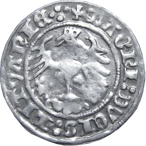 Zygmunt I Stary, półgrosz 1515, Wilno, SIGIS:MVNDI
