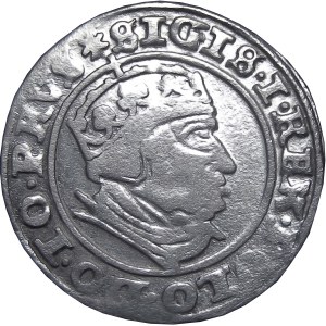 Zygmunt I Stary, grosz 1540, Gdańsk, BARDZO ŁADNY