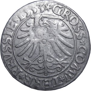 Zygmunt I Stary, grosz 1533, Toruń, PRVSS/PRVSSIE
