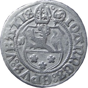 Śląsk, Jan V Turzo, grosz 1506, Nysa, BŁĄD w dacie 156