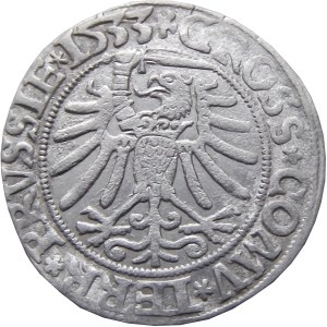 Zygmunt I Stary, grosz 1533, Toruń, PRVSS/PRVSSIE