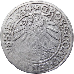 Zygmunt I Stary, grosz 1534, Toruń, PRVSSIE/PRVSSIE
