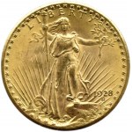 USA, Saint Gaudens, 20 dolarów 1928, Filadelfia, UNC