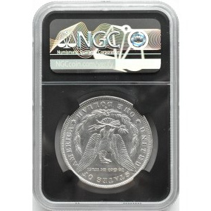 USA, Morgan, 1 dolar 1883 O, Nowy Orlean, NGC MS61