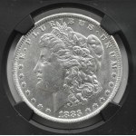USA, Morgan, 1 dolar 1883 O, Nowy Orlean, NGC MS61