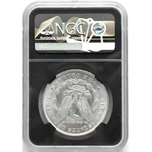USA, Morgan, 1 dolar 1884 O, Nowy Orlean, NGC MS63